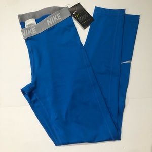 Blue Nike Dri-Fit Athletic Leggings